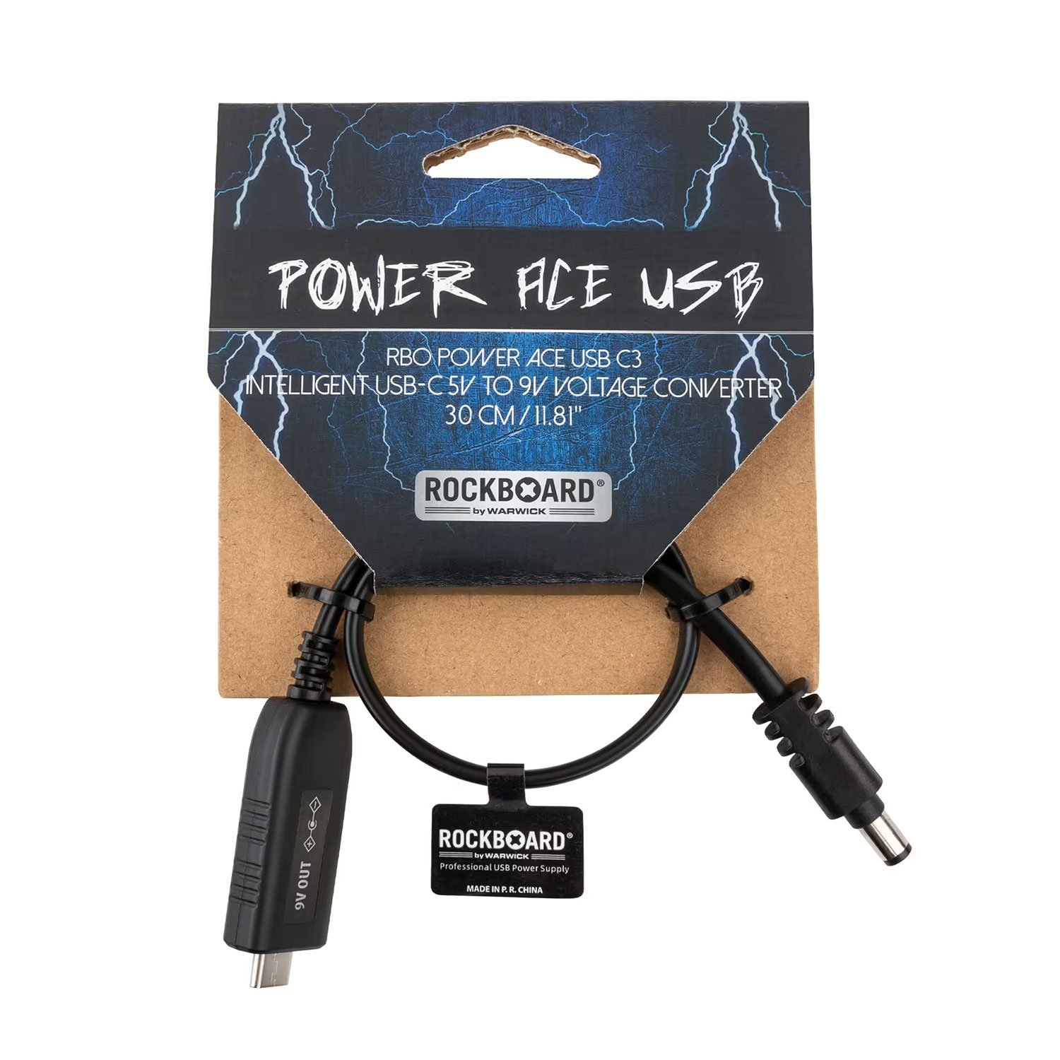 RockBoard Intelligent USB-C 5V/9V Voltage Converter 30cm